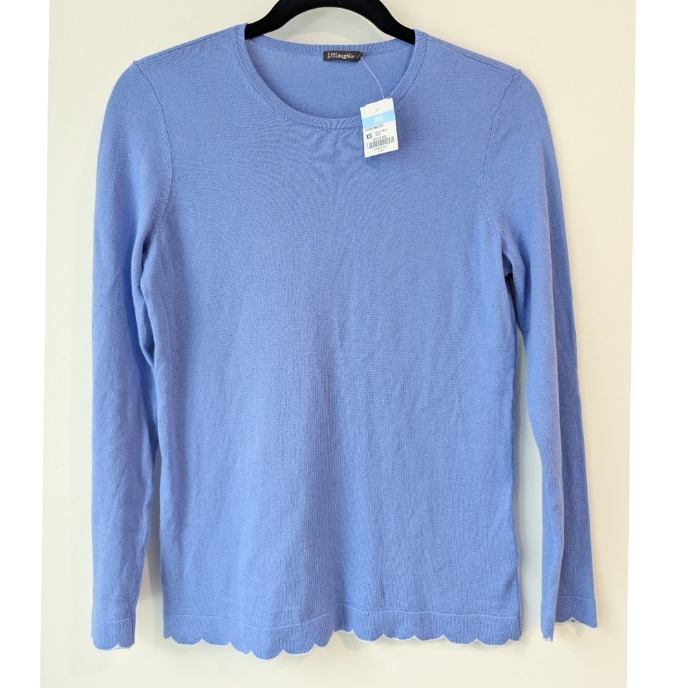 J. McLaughlin Henri Scalloped Sweater